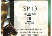 dyplom IMS szachy drużynowe