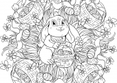 easter-mandala-with-a-rabit-and-buskets-full-of-eggs-coloring-page