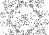 easter-mandala-with-two-rabbits-and-eggs-coloring-page